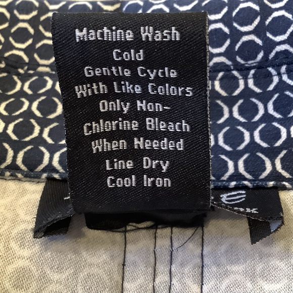 Attyre New York Blue & White Lightweight Button Up Jacket Size Large 3/4 Sleeves - Picture 6 of 6